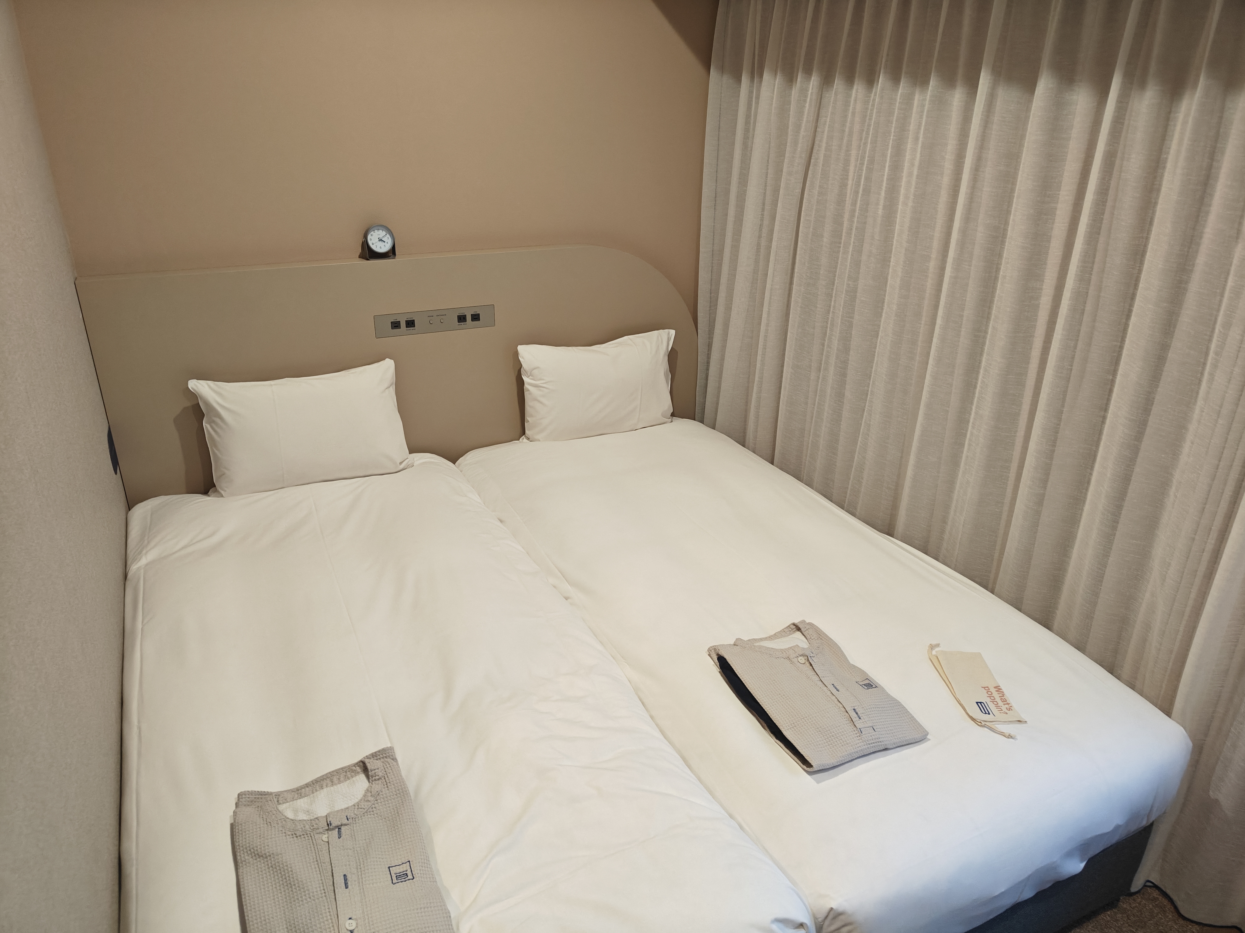 酒店的空间很狭窄