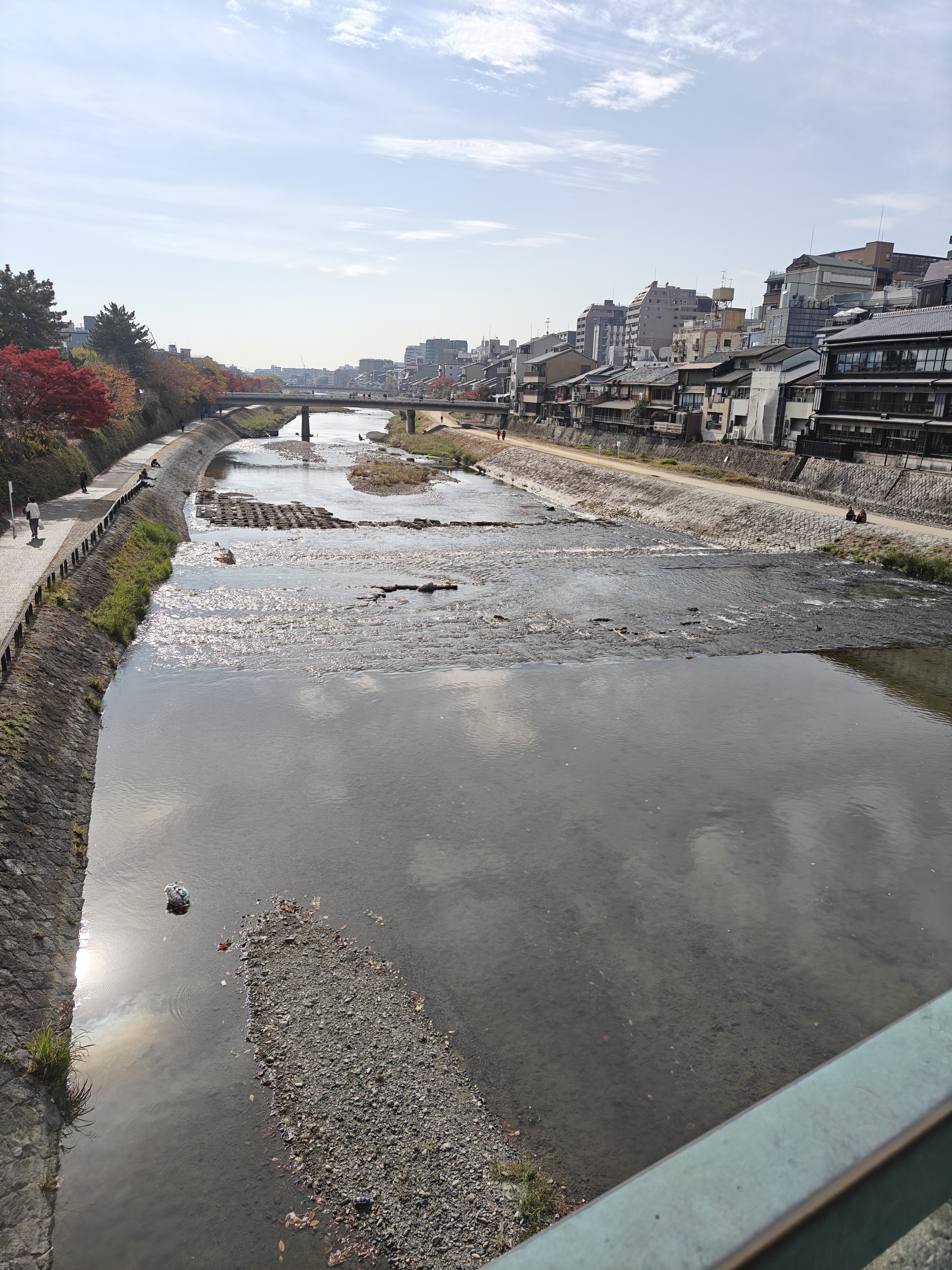 路过的鸭川（祗园四条附近）