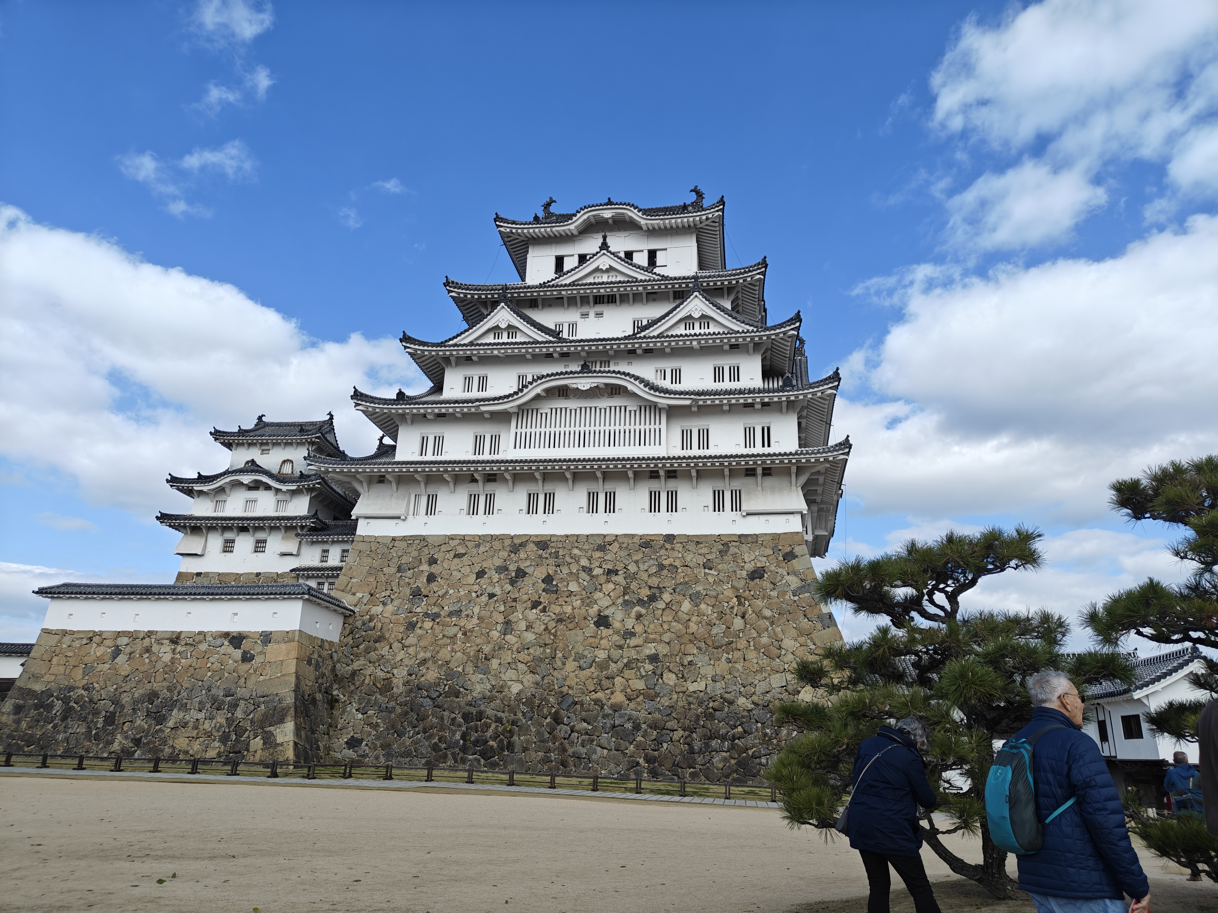 天守阁之下（在这里看了很久很久）