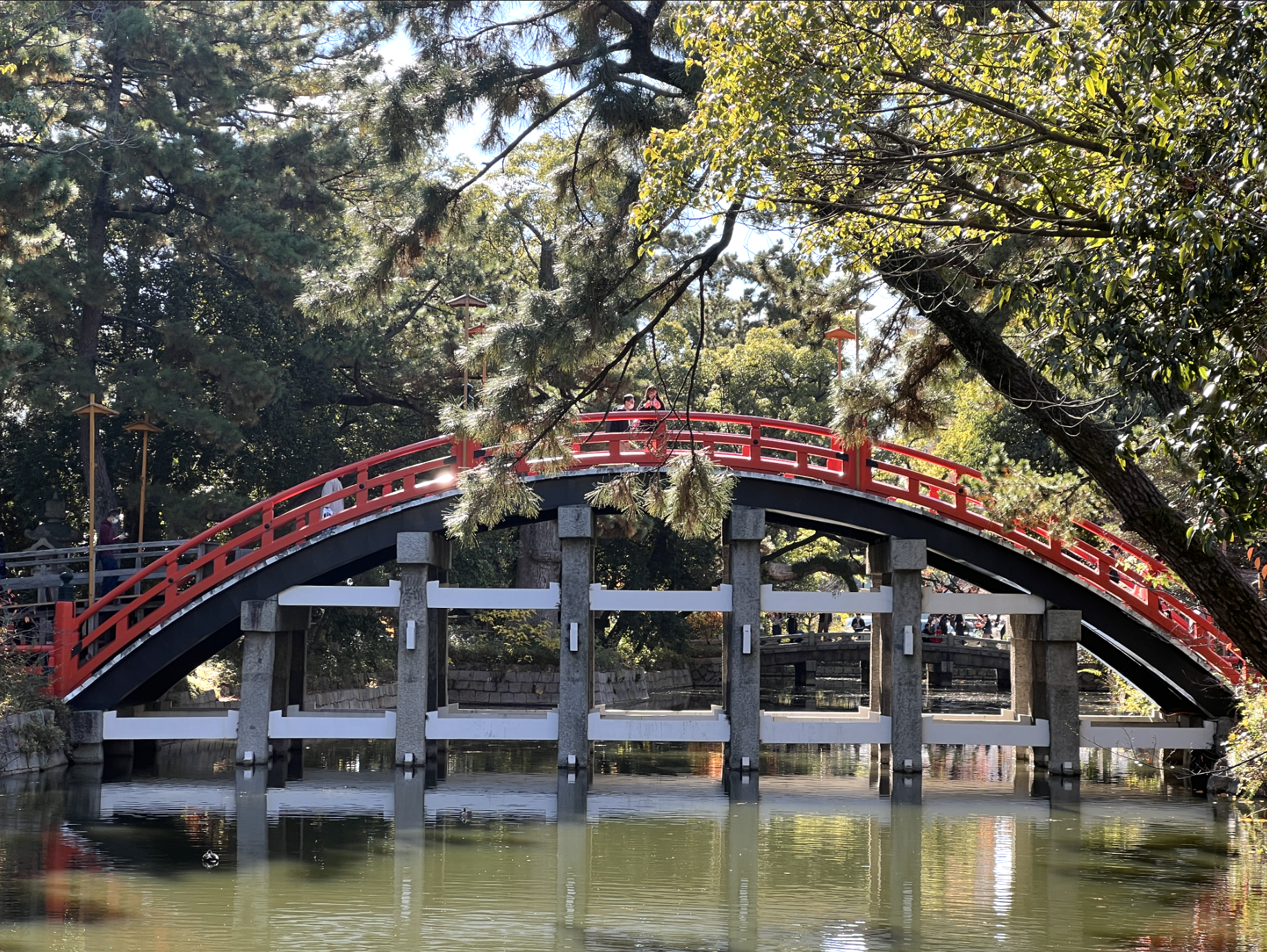 住吉大社的反桥（太鼓桥）